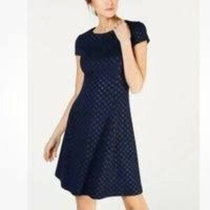 Leota Black Circle Dress, Size XL